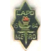 LOS ANGELES POLICE DEPARTMENT METRO DIVISION BLACK 84 OLYMPIC LAPD PIN